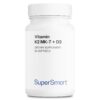 Suplemento vitamina k2 mk7 d3 supersmart 60 cápsulas blandas