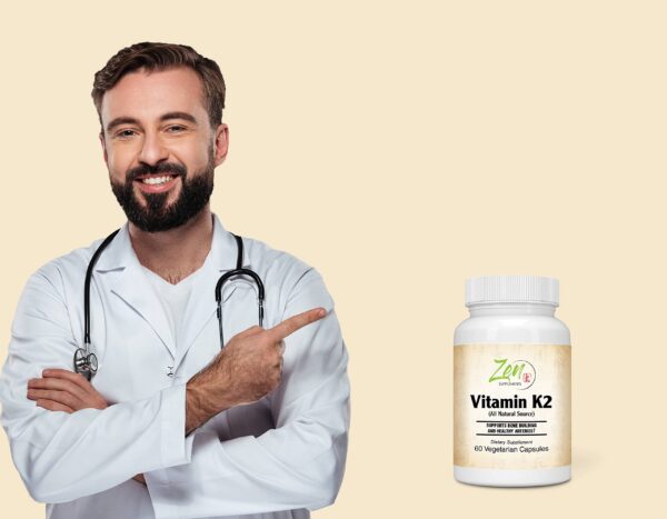 Suplemento vitamina K2 MK-7 natural Zen Supplements 60 vegcaps