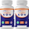 Suplemento vitaminas ADK Vitamatic 180 cápsulas.