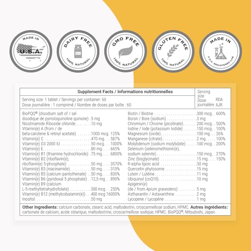 Suplemento vitaminas para hombres y mujeres Supersmart Daily 1