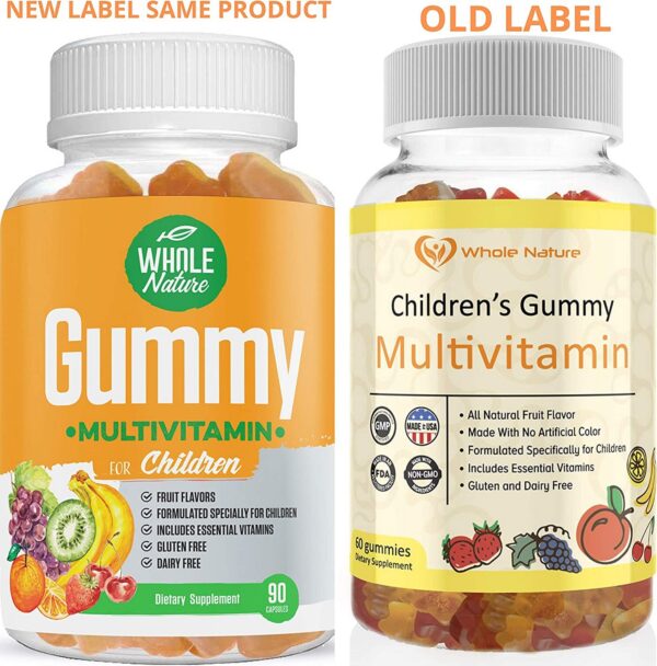Version 1.0.0 Vitaminas multivitamínico niños sin gluten sin lacteos Whole Nature