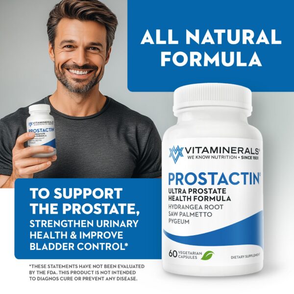 Suplemento Vitaminerals Prostactin 60 cápsulas vegetarianas