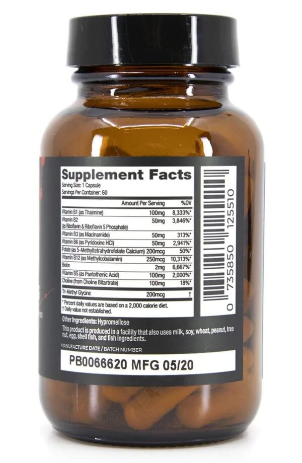 Suplemento vitamínico B complejo DR. NIGMA cápsulas para salud nerviosa