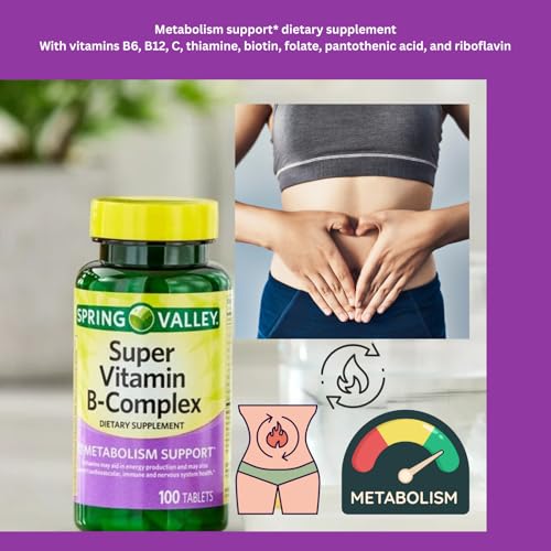 Suplemento vitaminico B-Complex 100 unidades.