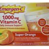 Suplemento vitamínico Emergen-C vitamina c efervescente naranja