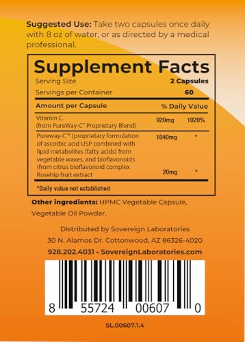 Suplemento vitamínico GastroDefense Vital C-LD 530mg