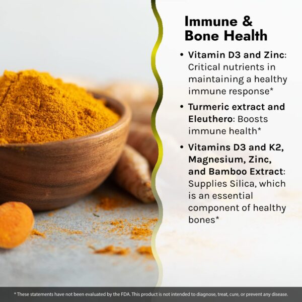 Suplemento vitaminico irwin naturals salud huesos y sistema inmune