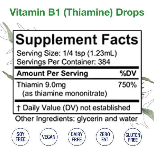 Suplemento vitaminico líquido HoneyCombs b1 para salud nerviosa