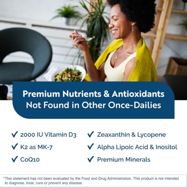 Suplemento vitamínico Physician's Daily D3 B12 B6 para apoyo integral diario