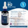 Suplemento vitamínico trace minerals b12 iónica