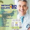 Suplemento vitaminas para hombre y mujer l-metilfolato y B12