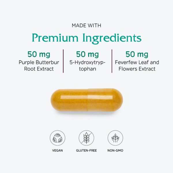 Suplemento Vitanica para alivio de dolores de cabeza y vasos sanguíneos