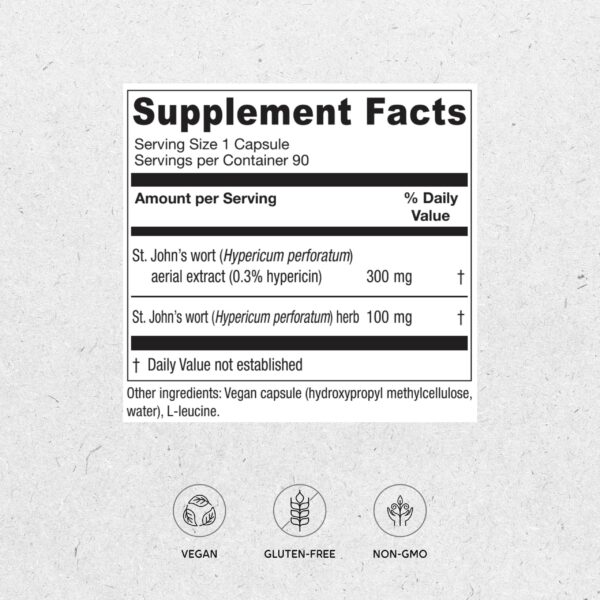 Version 1.0.0 Suplemento Vitanica hierba de san juan calidad no OMG 90 cápsulas
