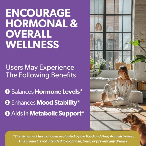 Suplemento Vitex para equilibrio hormonal femenino