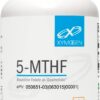 Suplemento XYMOGEN 5 MTHF folato bioactivo 3400 mcg