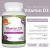 Suplemento Zahler vitamina d3 para salud inmune y ósea