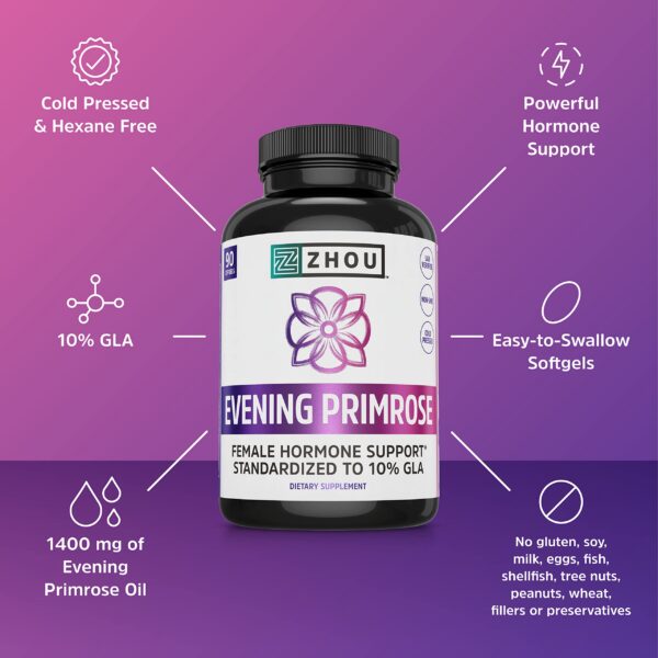 Suplemento Zhou para menopausia y soporte hormonal femenino