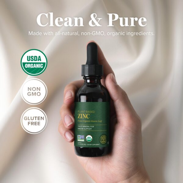 Version 1.0.0 Suplemento zinc líquido orgánico para balance hormonal y envejecimiento