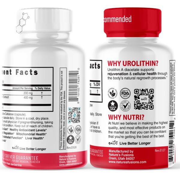 Version 1.0.0 Suplementos antienvejecimiento con canela de Ceilán y antioxidantes