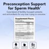 Suplementos antioxidantes y nutrientes Theralogix fertilidad hombre