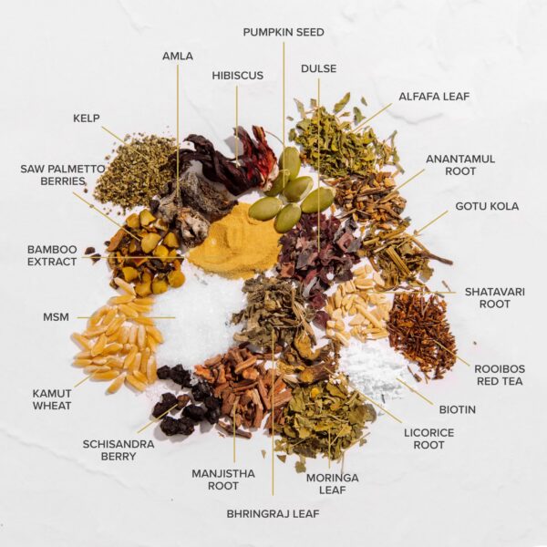 Suplementos para cabello veganos Shedavi