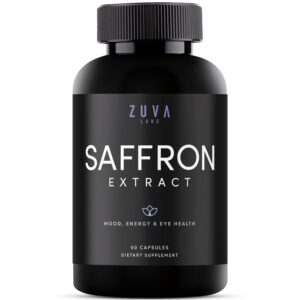 Suplementos cápsulas extracto puro de azafrán Ultra6 para ánimo y salud ocular