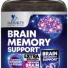 Suplementos cerebrales Nature's Nutrition para memoria
