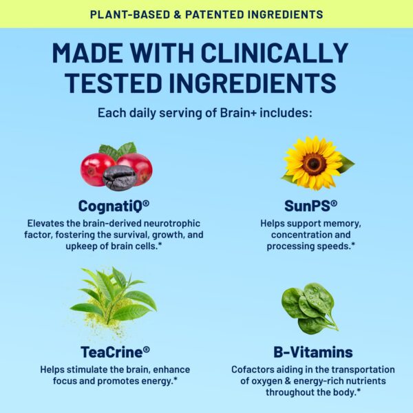 Suplementos cerebrales Plus con vitaminas B