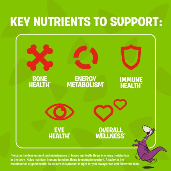 Suplementos Flintstones Plus hierro en forma de personajes divertidos