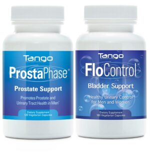 Suplementos FloControl y ProstaPhase soporte natural vejiga próstata