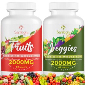 Tabletas de suplementos de frutas y verduras 2000 mg de alta potencia