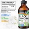 Version 1.0.0 Suplemento líquido cohosh negro apoyo salud femenina