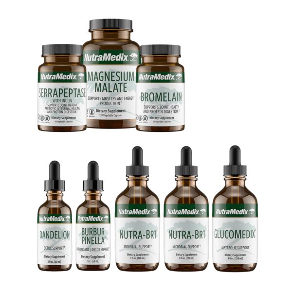 Suplementos herbales NutraMedix limpieza y energía completo