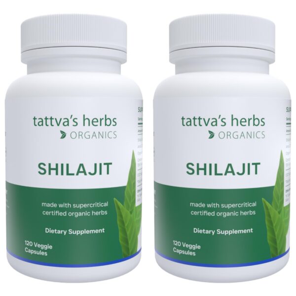 Version 1.0.0 Suplementos herbales Shilajit tradicional 240 cápsulas Tattva