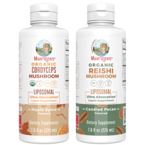 Version 1.0.0 Suplementos liposomales MaryRuth Organics Cordyceps y Reishi