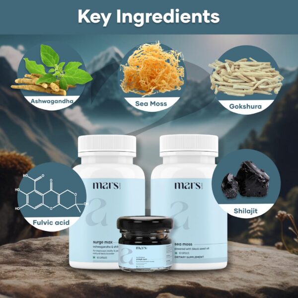Suplementos naturales energía y resistencia Mars GHC
