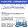 Suplementos naturales Kidney Restore y Kidney-D para riñones