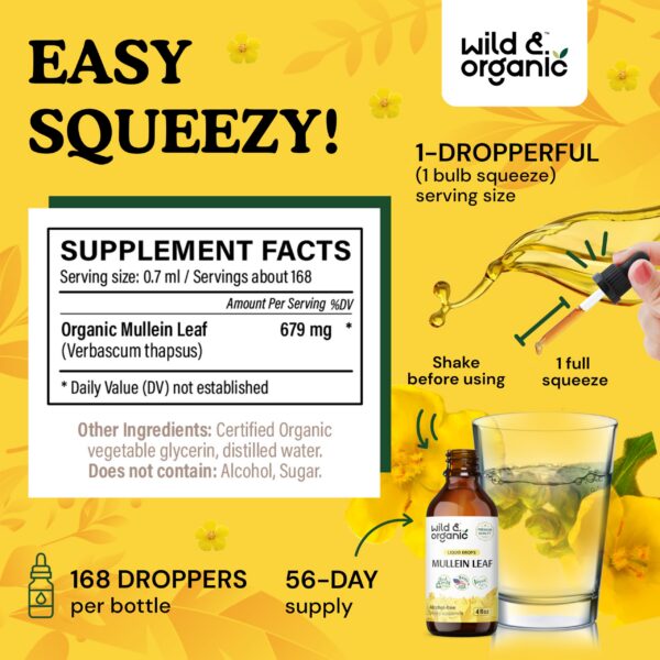 Suplementos naturales Wild & Organic para pulmones saludables