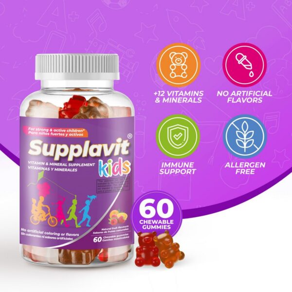 Version 1.0.0 Gomitas SUPPLAVIT vitaminas infantiles sin alérgenos paquete