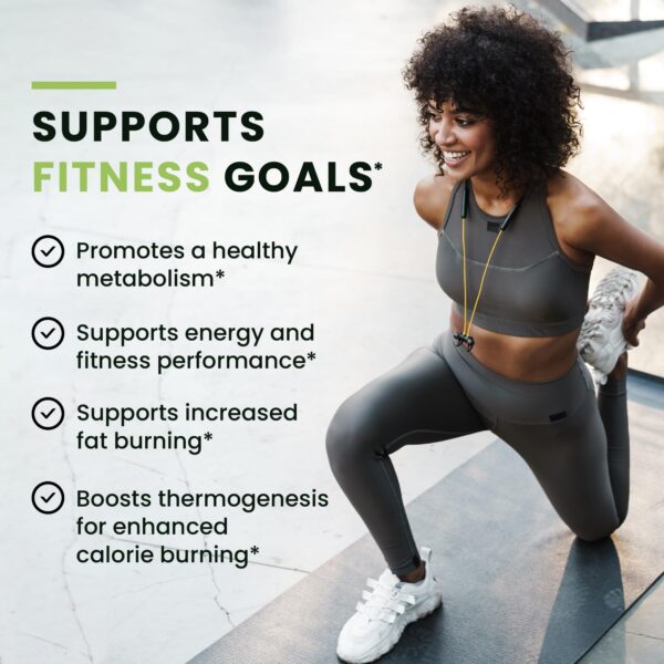 Version 1.0.0 Suplementos veganos de té verde para quema grasa lateral