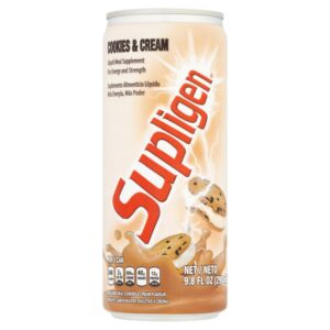 Frente de botella Supligen Cookies and Cream 9.87 oz