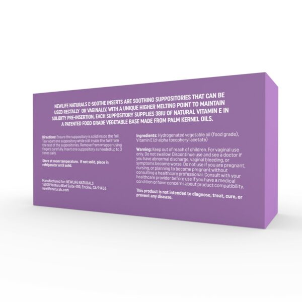 Supositorios vitamina e NewLife Naturals 48 insertos