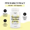 Lado del envase Pine Bark Extract 100 mg