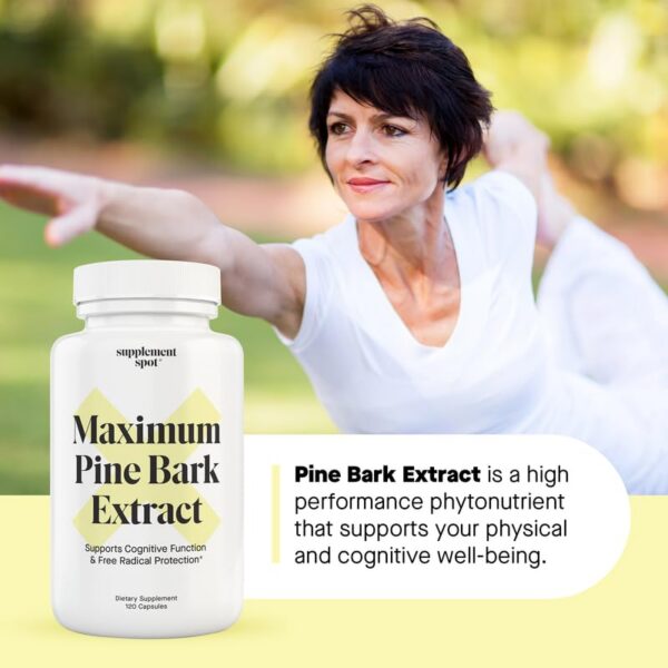 Etiqueta del envase Pine Bark Extract 100 mg