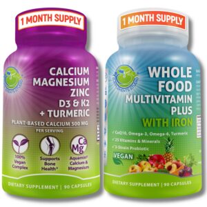 Version 1.0.0 Vista frontal de multivitamínico vegano SUPPLEMENTS STUDIO