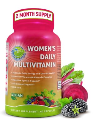 Version 1.0.0 Frente del envase del SUPPLEMENTS STUDIO multivitamínico diario para mujeres