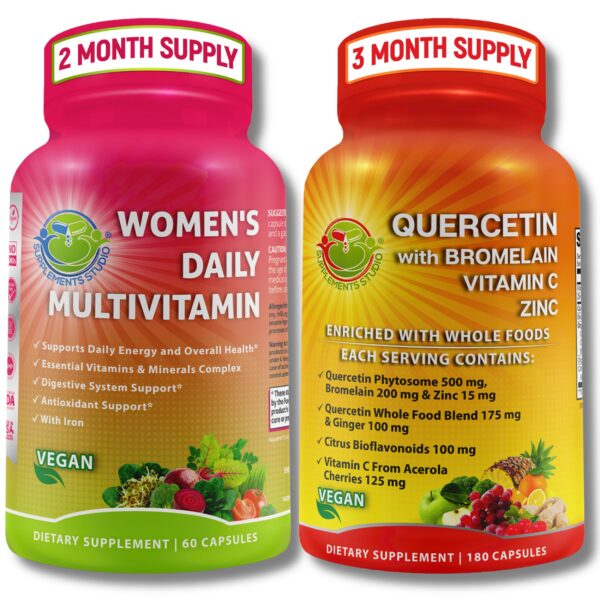 SUPPLEMENTS STUDIO multivitamínico femenino hierro frasco frontal