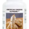 Supreme Nutrition ginseng americano cápsulas vegetarianas frasco