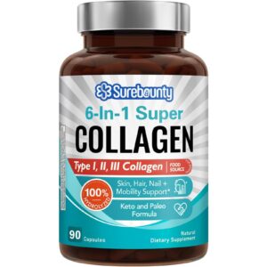 Version 1.0.0 Surebounty Multi Collagen Complex producto botella