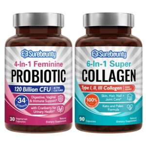 Version 1.0.0 Frente del empaque Surebounty Probif3tico y Cole1geno